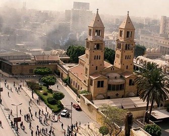 Gereja Koptik Mesir Dibakar