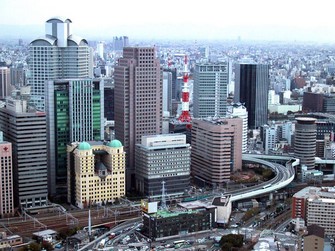 Osaka city view Copy