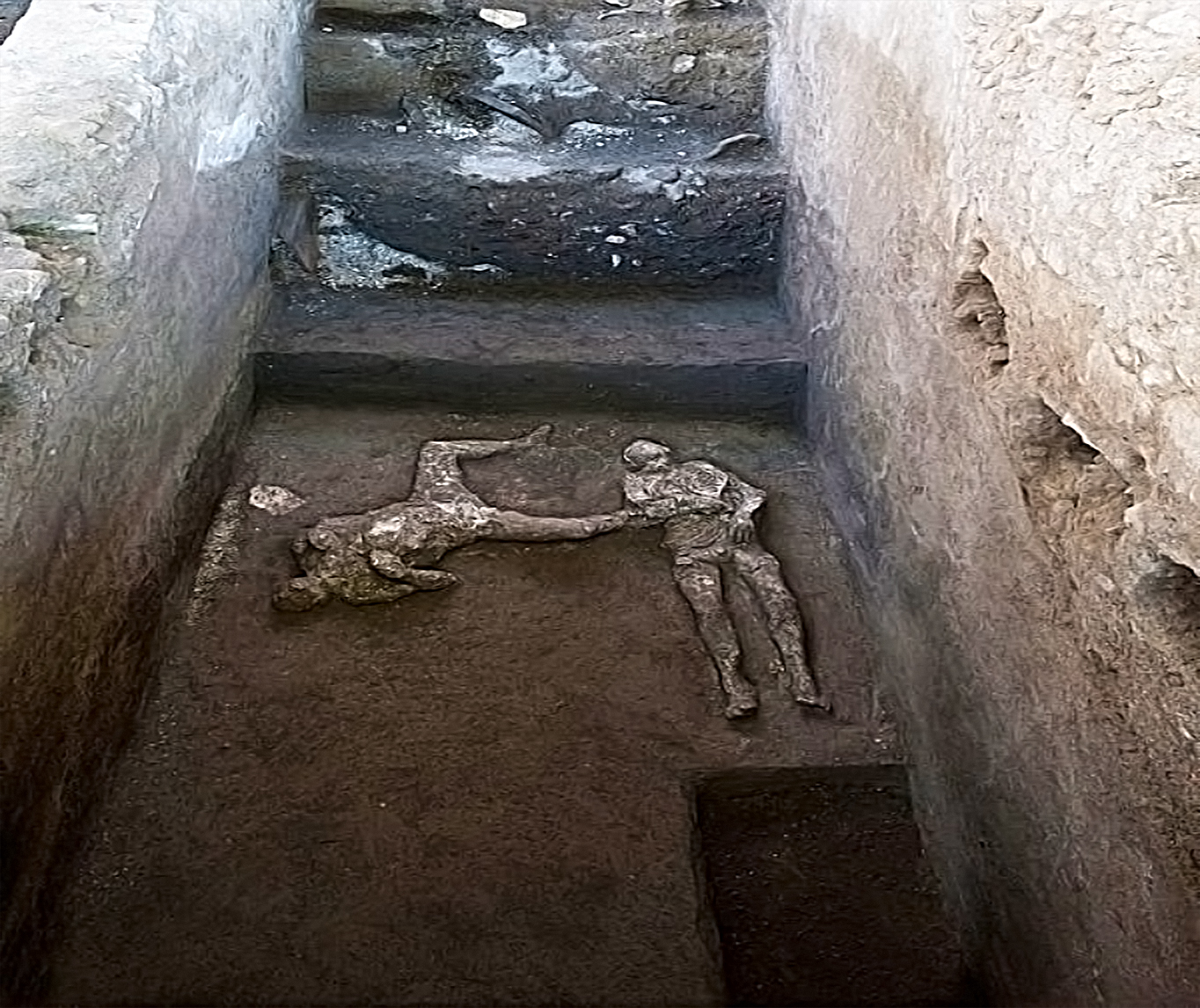Arkeolog Menemukan Jasad Tragedi Pompeii 2.000 Tahun Silam, Orang Kaya dan Budak Tewas Melepuh