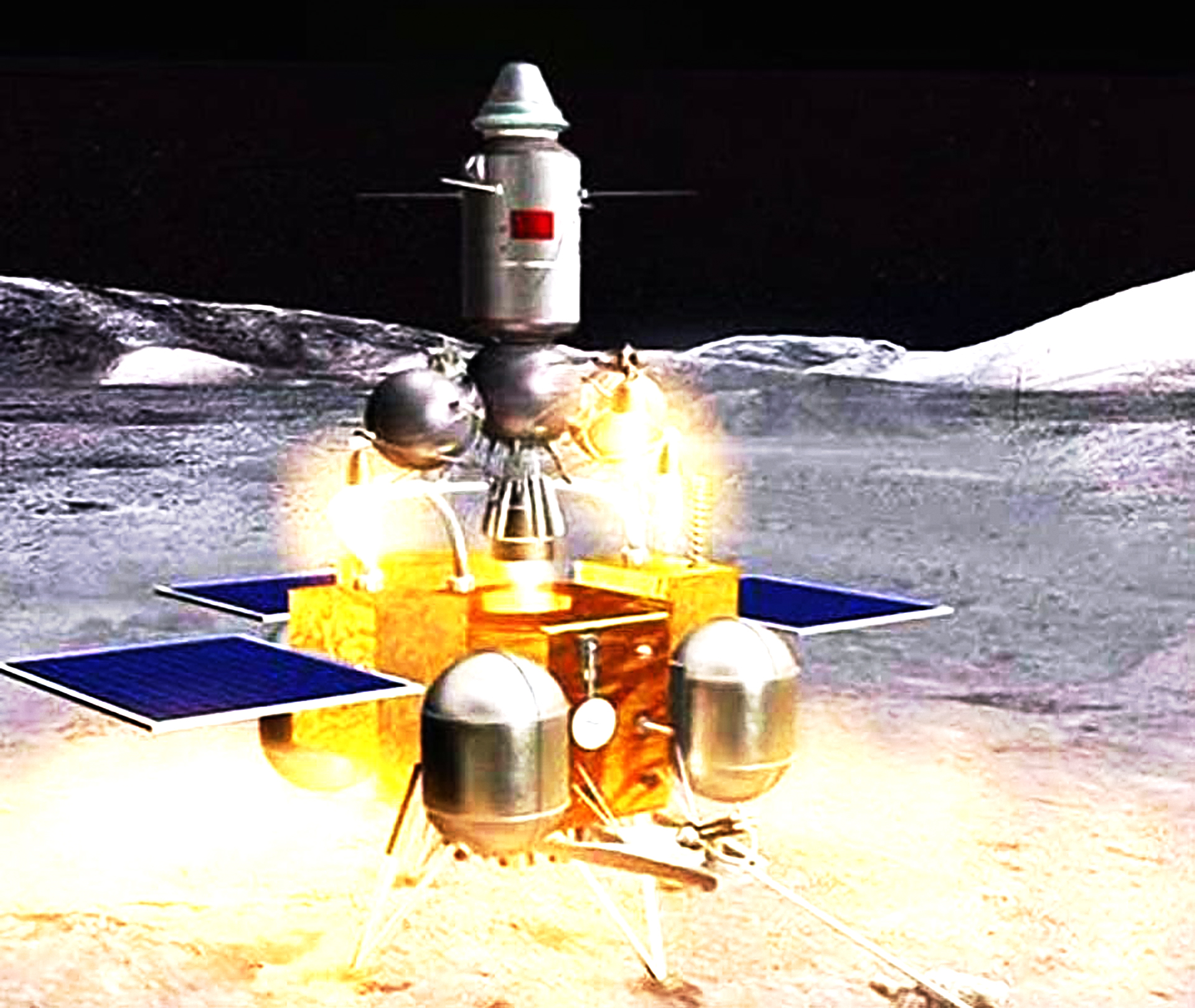 Pesawat Ruang Angkasa Robotik China Meluncur Angkut Batu di Bulan