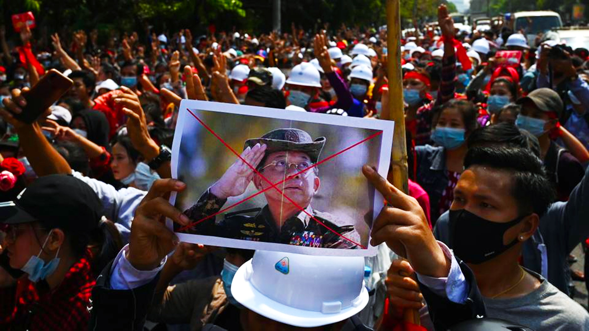 Junta Myanmar Bebaskan Ribuan Pedemo Anti-Kudeta yang Ditahan